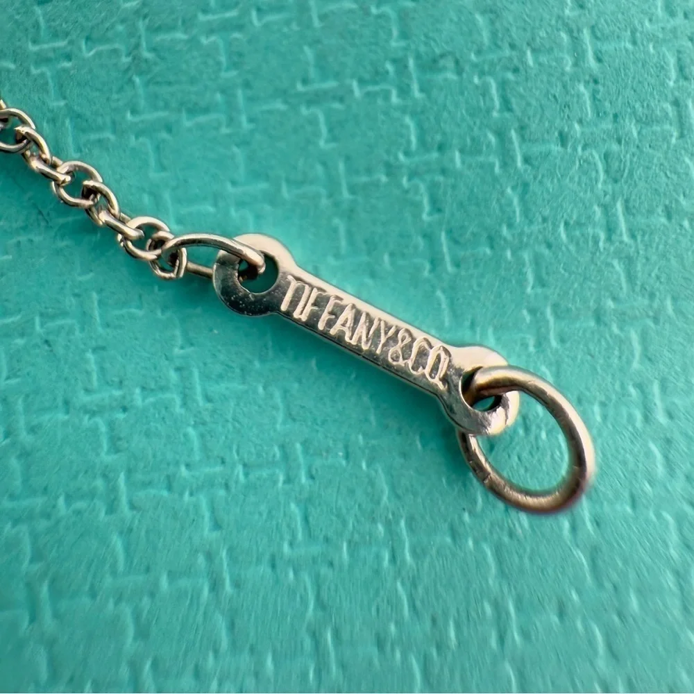 RARE Tiffany & Co. Vintage Tahitian Pearl & Diamond by the Yard Bracelet in Plat